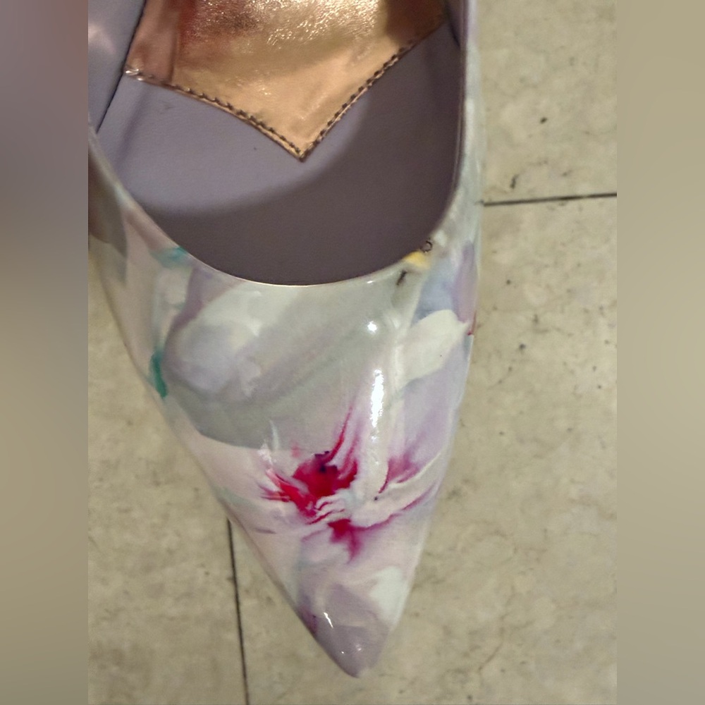 Ted Baker Multicolor Floral Heels called “Hanging Gardens”.  Stunning - Picture 13 of 13